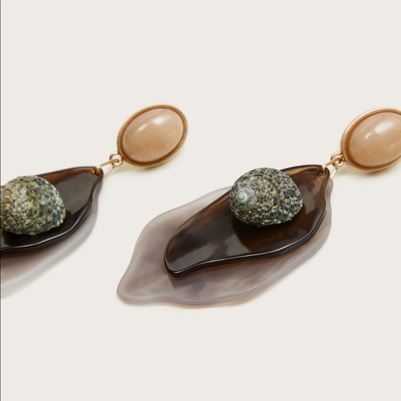 Mango Combined shell earrings - Picture 2 of 5
